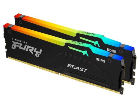 2x16GB DDR5 5600 Kingston Fury Beast RGB Intel XMP на супер цени