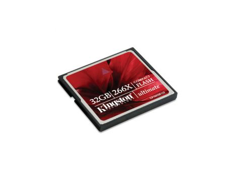 32GB CF Kingston Ultimate 266X, червен на супер цени