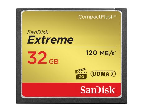 32GB CF SanDisk Extreme, Златист на супер цени
