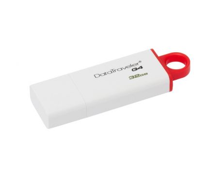 32GB Kingston DataTraveler G4, бял / червен на супер цени