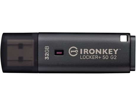 32GB Kingston IronKey Locker+ 50 G2, черен на супер цени