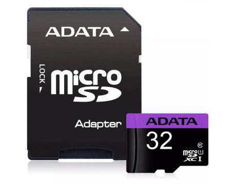 32GB microSDHC ADATA, черен на супер цени