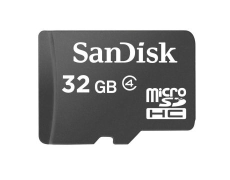 32GB microSDHC SanDisk със SD Adapter, Сив на супер цени
