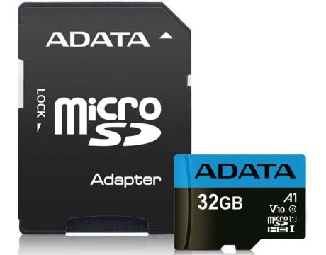 32GB microSDXC ADATA Premier + SD адаптер на супер цени