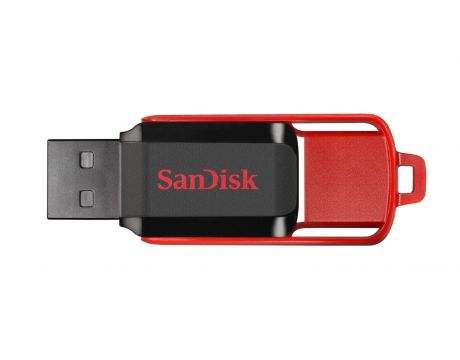 32GB SanDisk Cruzer Switch, Черен/червен на супер цени