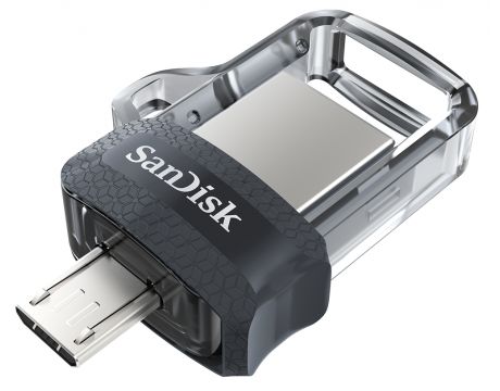 64GB SanDisk Ultra Dual, черен/сребрист на супер цени