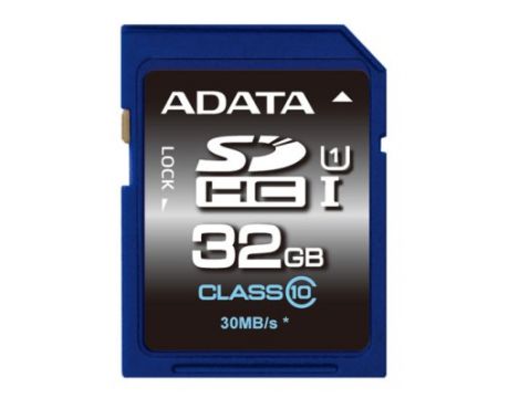 32GB SDHC ADATA, син на супер цени