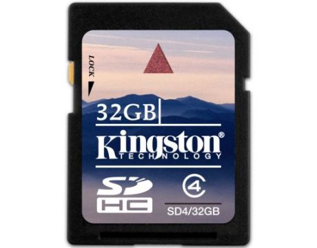 32GB SDHC Kingston, черен на супер цени