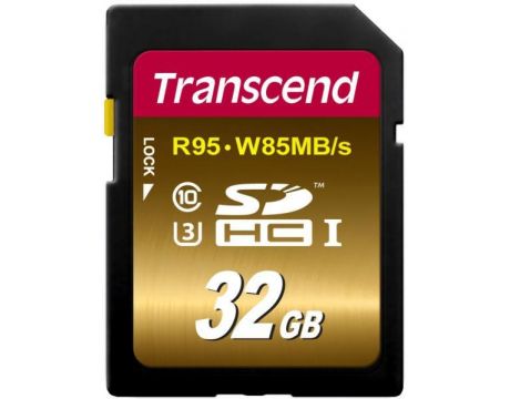 32GB SDXC Transcend TS32GSDU3X, черен на супер цени
