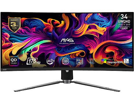 34" MSI MAG 341CQP QD-OLED на супер цени