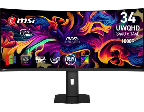 34" MSI MAG 341CQP QD-OLED X28 на супер цени
