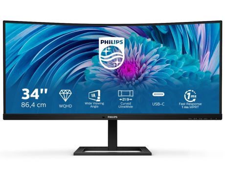 34" Philips E Line 346E2CUAE на супер цени