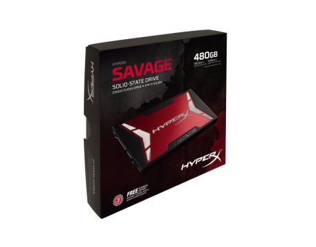 480GB SSD Kingston HyperX Savage +  3.5" Адаптер на супер цени