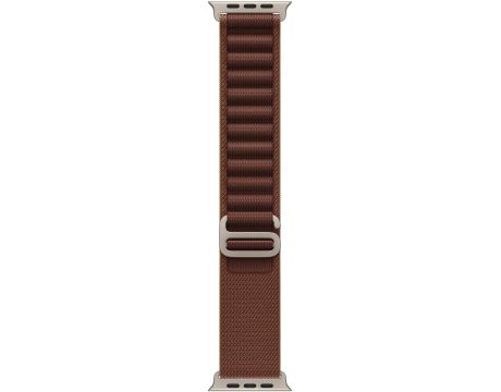 Apple Alpine Loop за Apple Watch 49 мм, L, Burgundy/Natural на супер цени