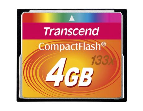 4GB CF Transcend TS4GCF133, черен на супер цени