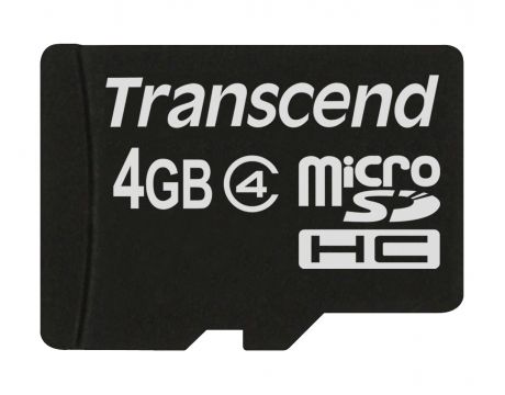 4GB microSDHC Transcend, черен на супер цени