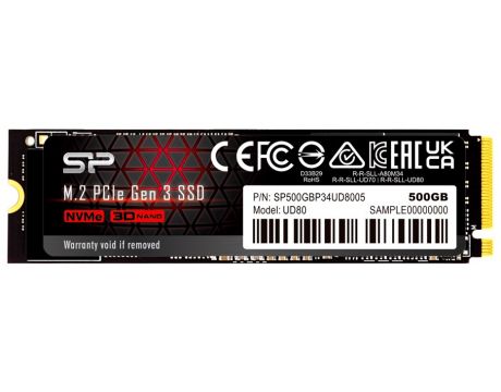 500GB SSD Silicon Power UD80 на супер цени