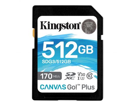 512GB SDXC Kingston Canvas Go! Plus, черен на супер цени