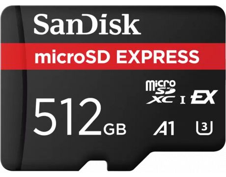 512GB microSDXC SanDisk Express, черен на супер цени