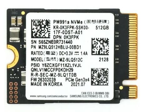 512GB SSD Samsung PM991a Bulk на супер цени