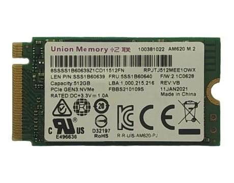 512GB SSD Union Memory Bulk на супер цени