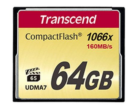 64GB CF Transcend 1066x, черен на супер цени