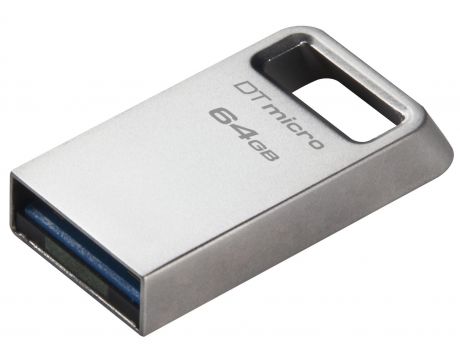 64GB Kingston DataTraveler Micro, сребрист на супер цени