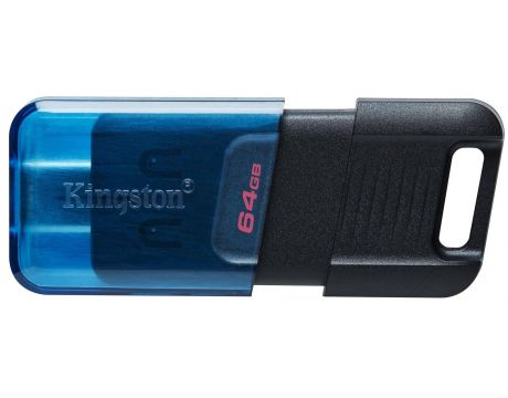 64GB Kingston DataTraveler 80 M, черен/син на супер цени
