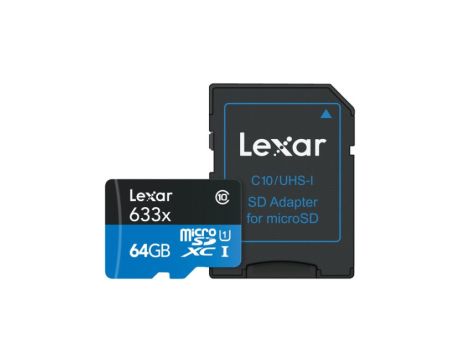 64GB microSDHC Lexar 633x на супер цени