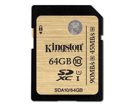 64GB SDXC Kingston, Златист на супер цени