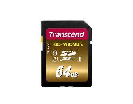 64GB SDXC Transcend TS64GSDU3X, черен на супер цени