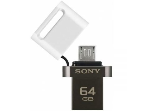 64GB Sony Micro Vault OTG, бял на супер цени