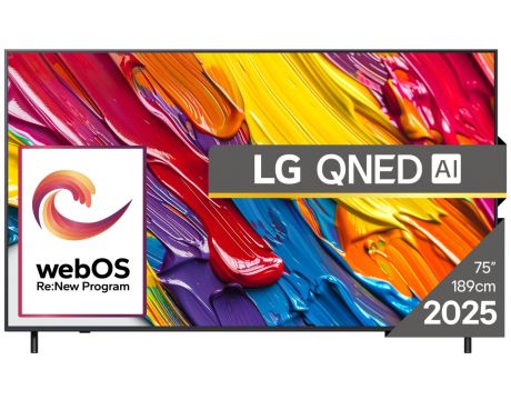 75'' LG QNED82 AI 4K Smart TV на супер цени