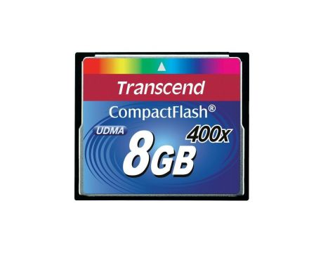 8GB CF Transcend TS8GCF400, Черен на супер цени