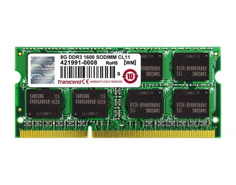 8GB DDR3 1600 Transcend на супер цени