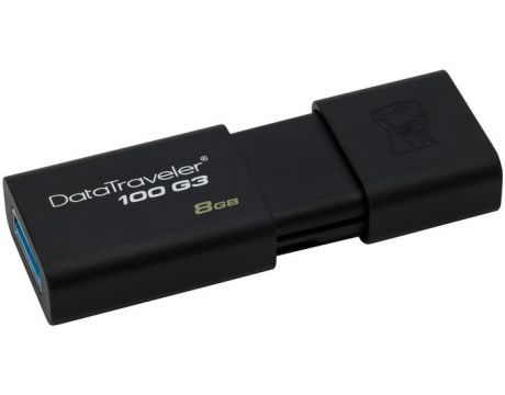 8GB Kingston DataTraveler 100 G3, черен на супер цени