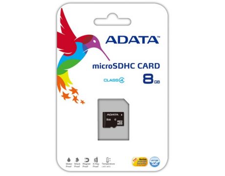 8GB microSDHC ADATA, черен на супер цени