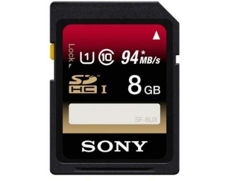 8GB SDHC Sony SF8UX, черен на супер цени