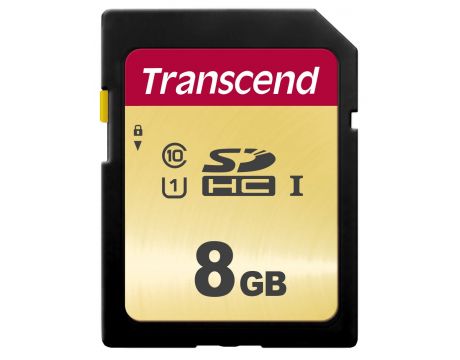 8GB SDHC Transcend TS8GSDC500S, черен на супер цени