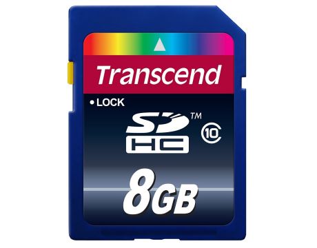 8GB SDHC Transcend TS8GSDHC10, син на супер цени