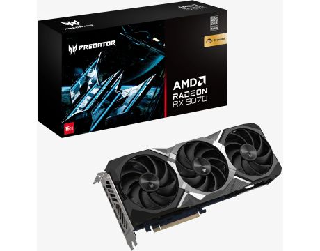 Acer Radeon RX 9070 16GB Predator BiFrost OC на супер цени