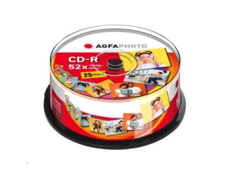 AGFA CD-R 700MB,  25 броя на супер цени