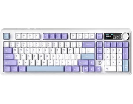 Ajazz AK980 V2, бял на супер цени