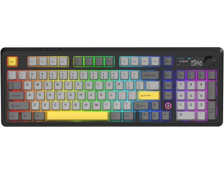 Ajazz AK980 V2, сив на супер цени