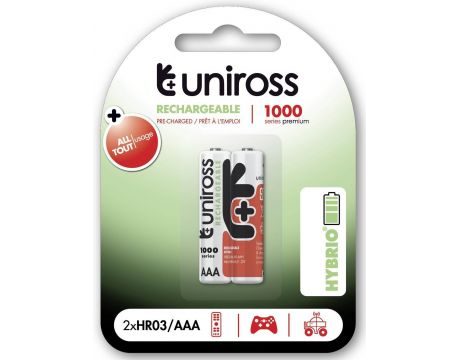 Uniross  Hybrio NiMH 1000 mAh 1.2V на супер цени