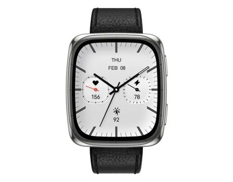 Amazfit Active 2 Square NFC, 43 мм, черен на супер цени