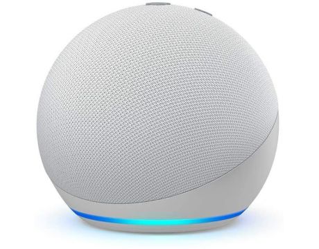 Amazon Echo Dot 4, бял на супер цени