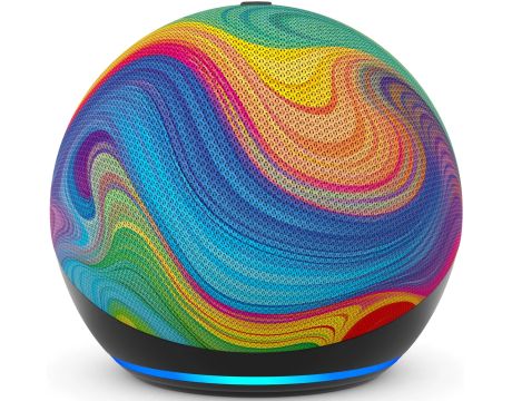 Amazon Echo Dot 5 Rainbow Swirl, многоцветен на супер цени
