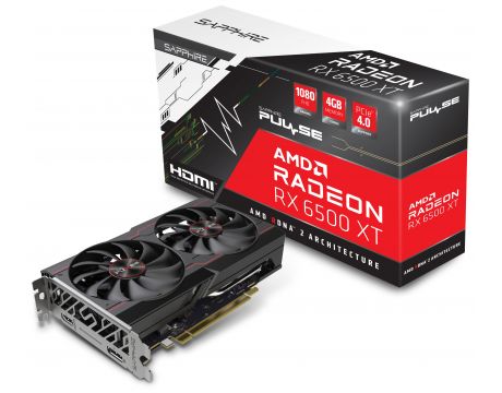 SAPPHIRE Radeon RX 6500 XT 4GB Pulse на супер цени