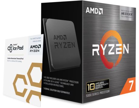 AMD Ryzen 7 5800X3D (3.4GHz) 10th Anniversary Edition на супер цени